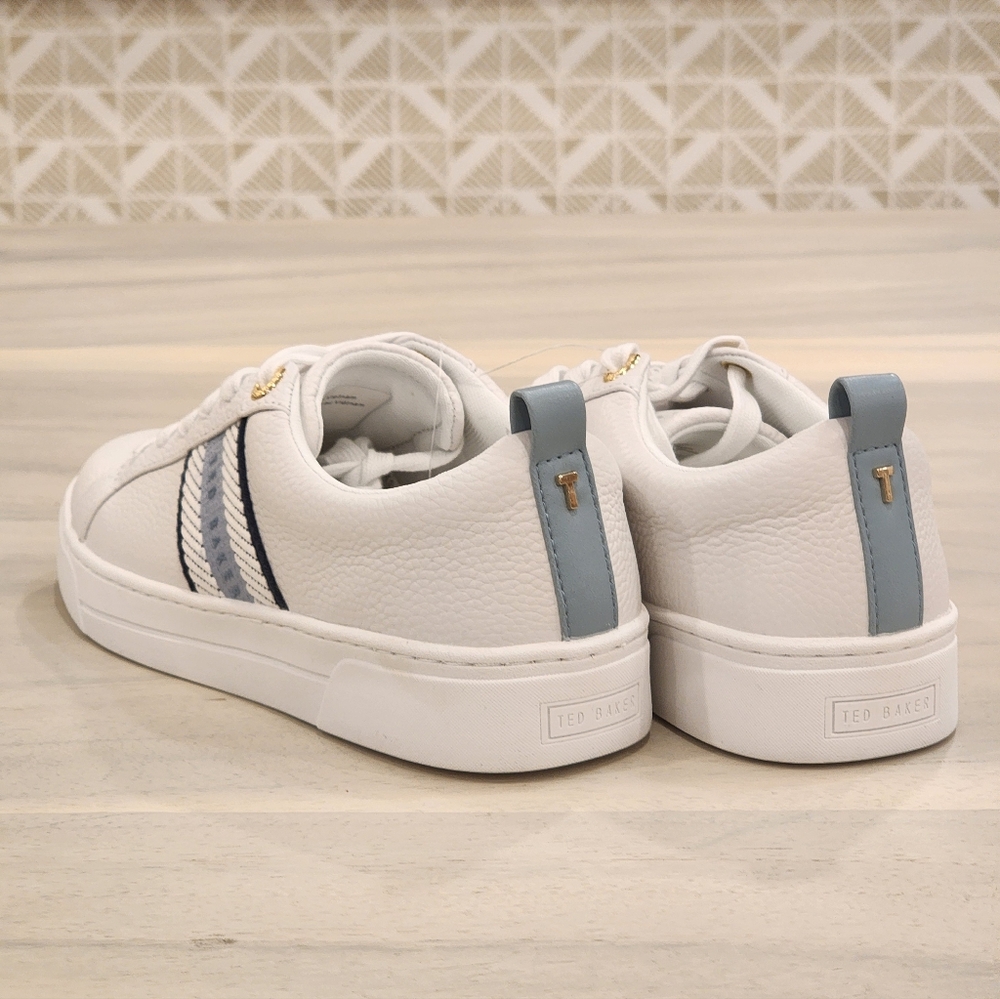 Ted Baker Bailey Icon Blue-Mult Leather Stylish Women's Sneakers Size 6 - Picture 5 of 10